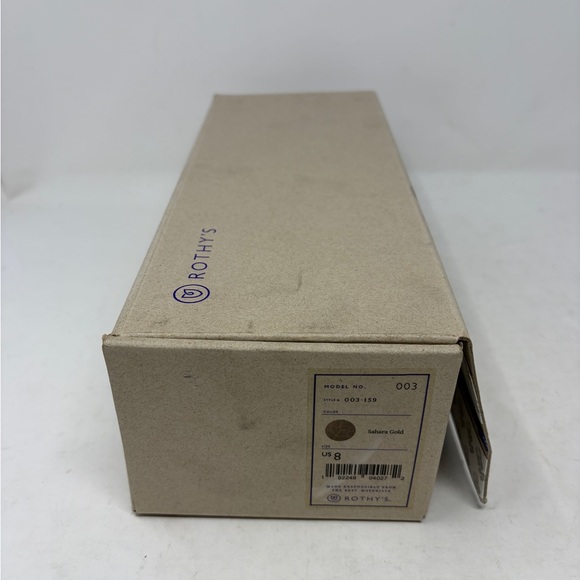 Rothy’s The Loafer Sahara Gold Solid Women’s 8 Round Toe Slip on flats. NEW - Picture 7 of 8